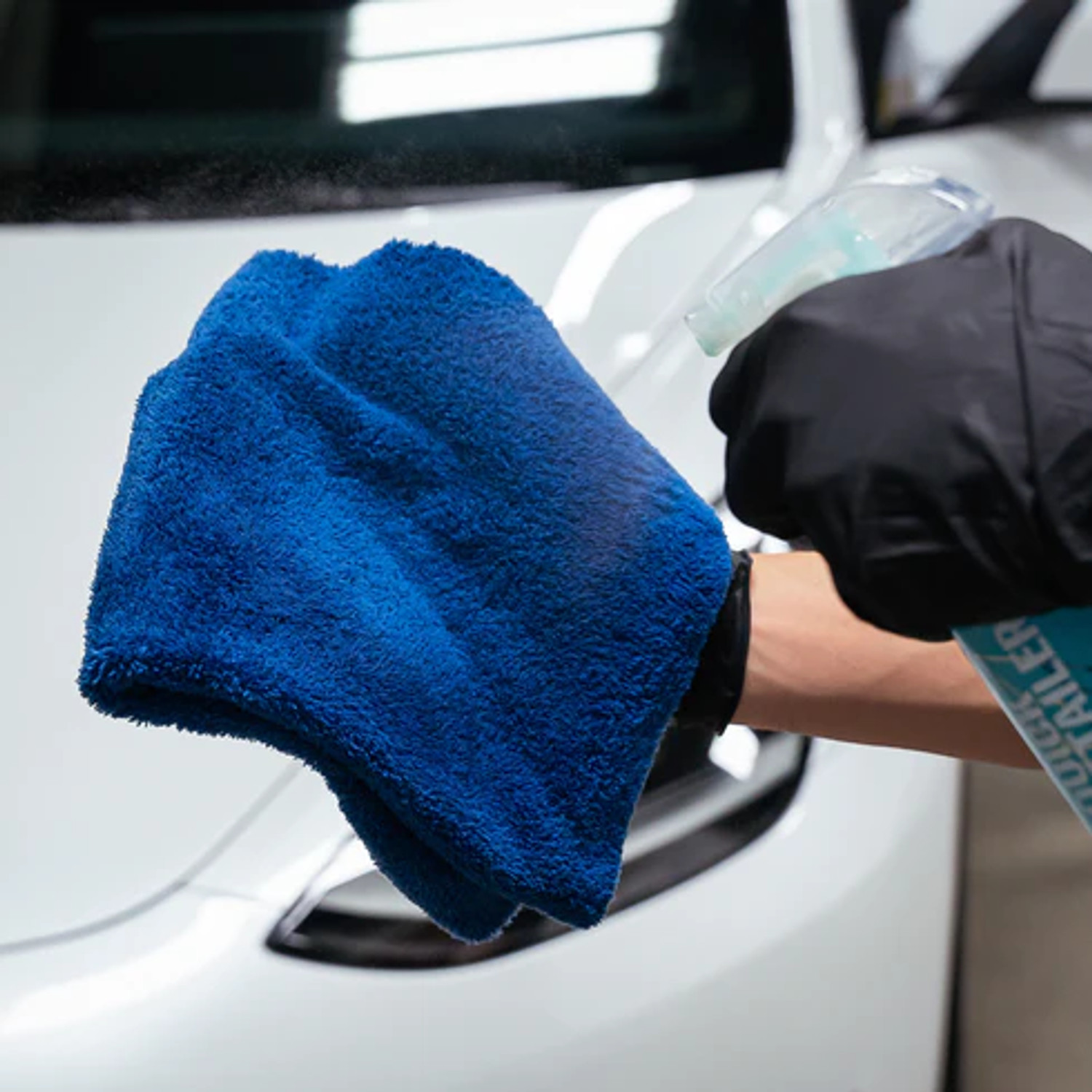 Surface Preparation Ultra Blue Microfiber Car Cleaning Cloth Auto