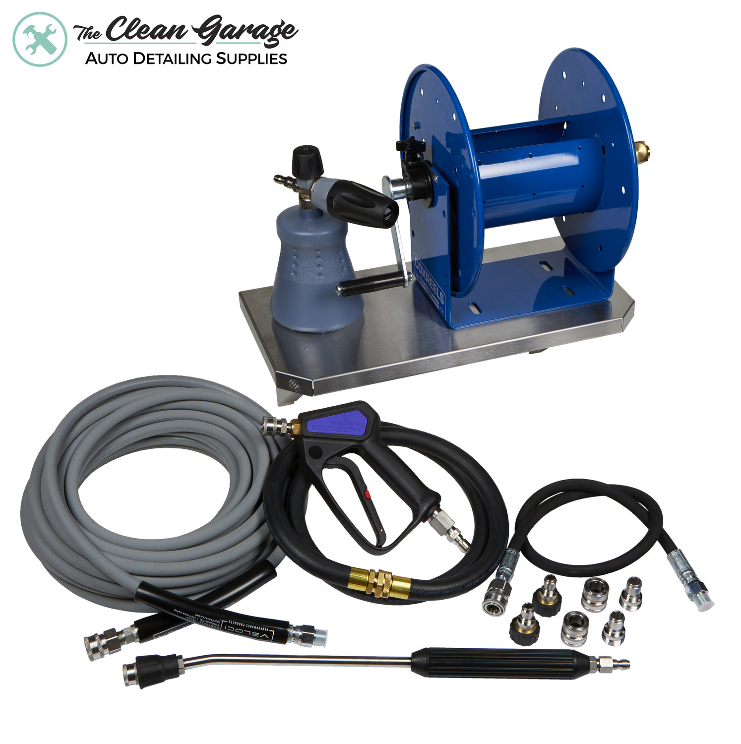 The Clean Garage Complete Wall Mount Pressure Washer Upgrade Package