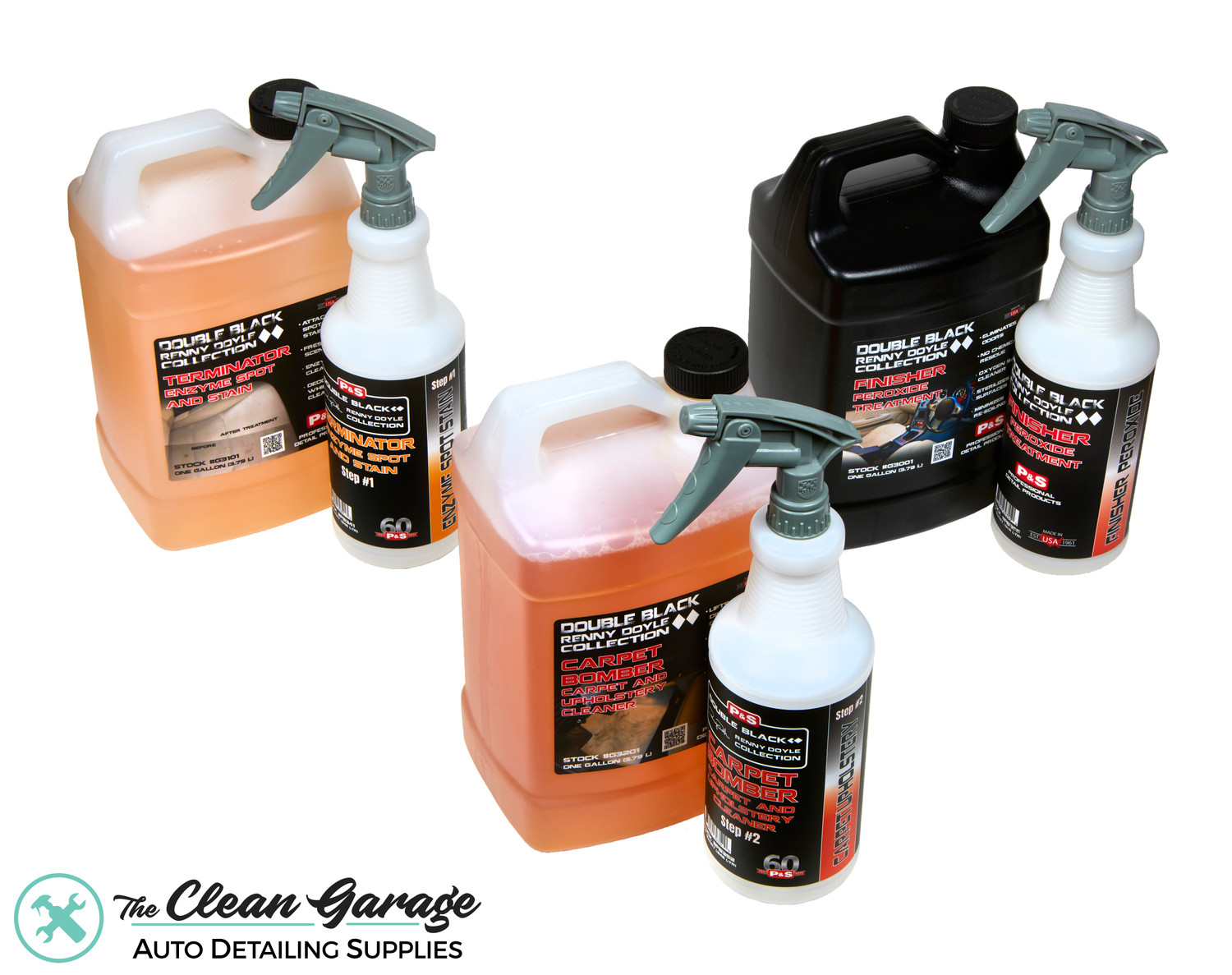 P&S Interior Cleaning 3 Step Gallon Kit