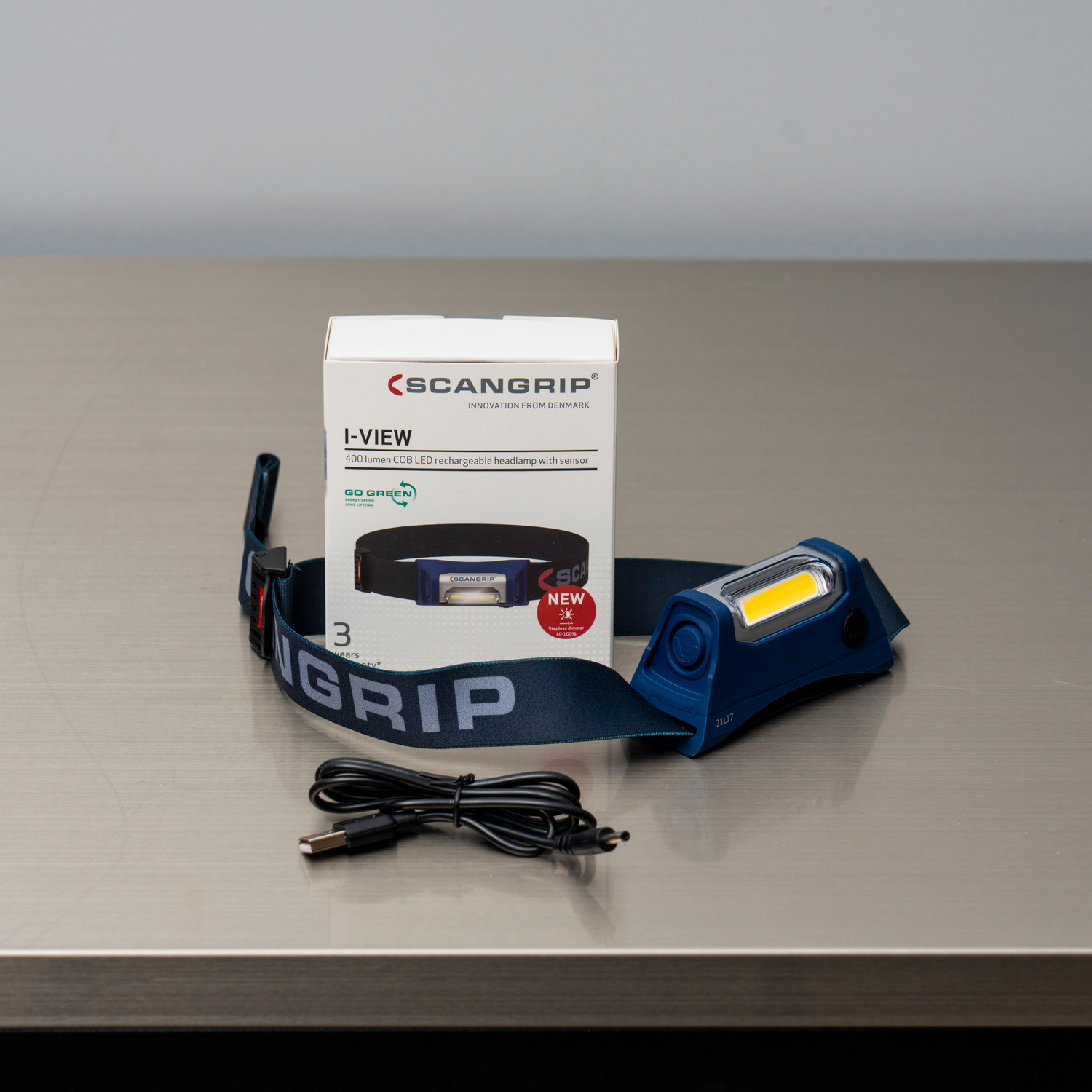 Scangrip I-View Head Lamp | Rechargeable 400 Lumen LED Work Light