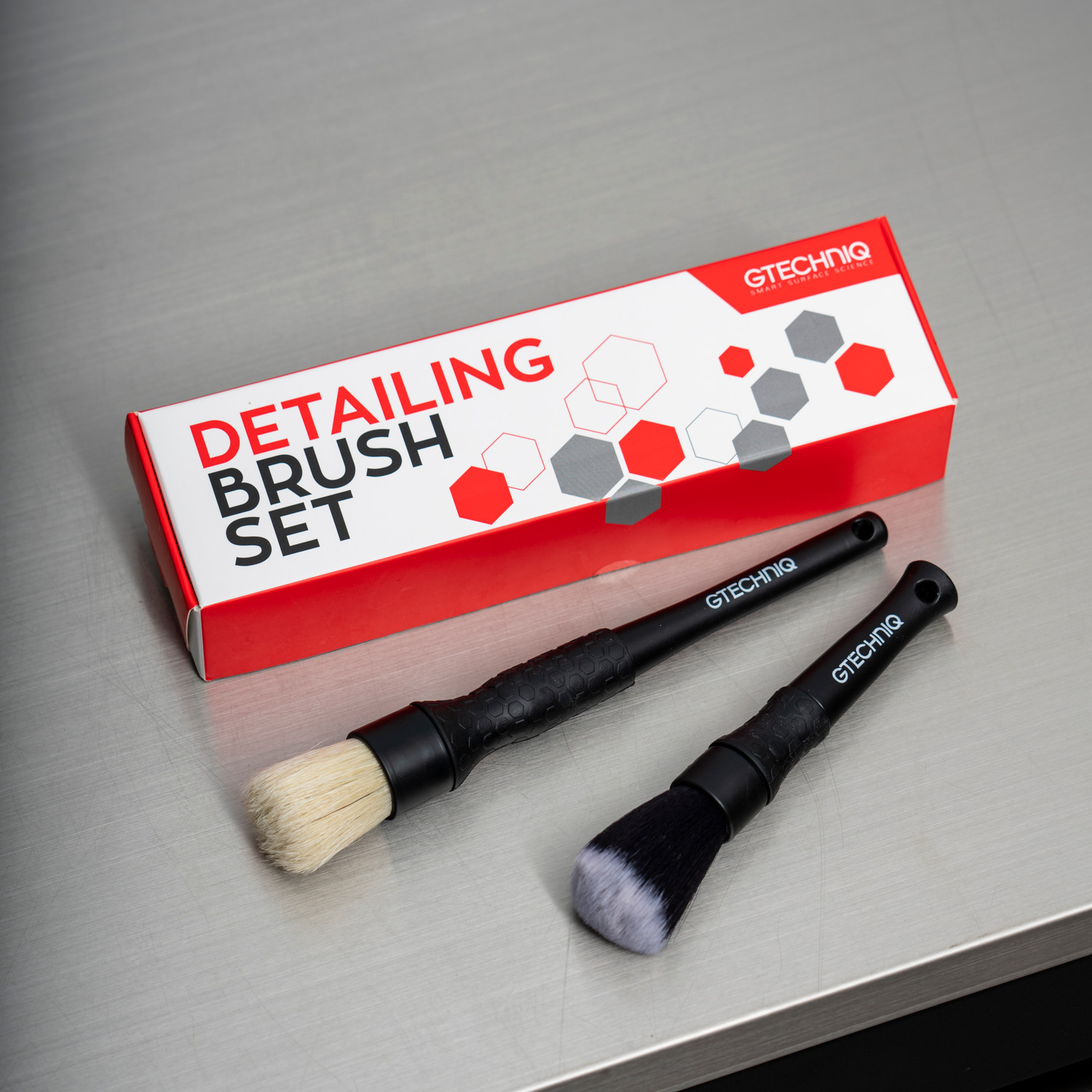 Gtechniq Detailing Brush Set | 2 Brushes | The Clean Garage