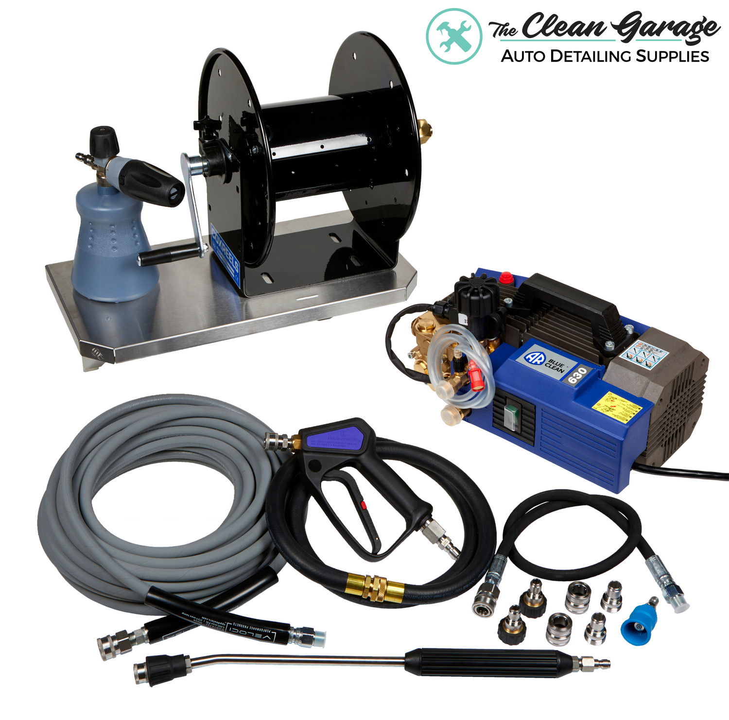 The Clean Garage  AR630-TSS Pressure Washer Complete Wall Mount