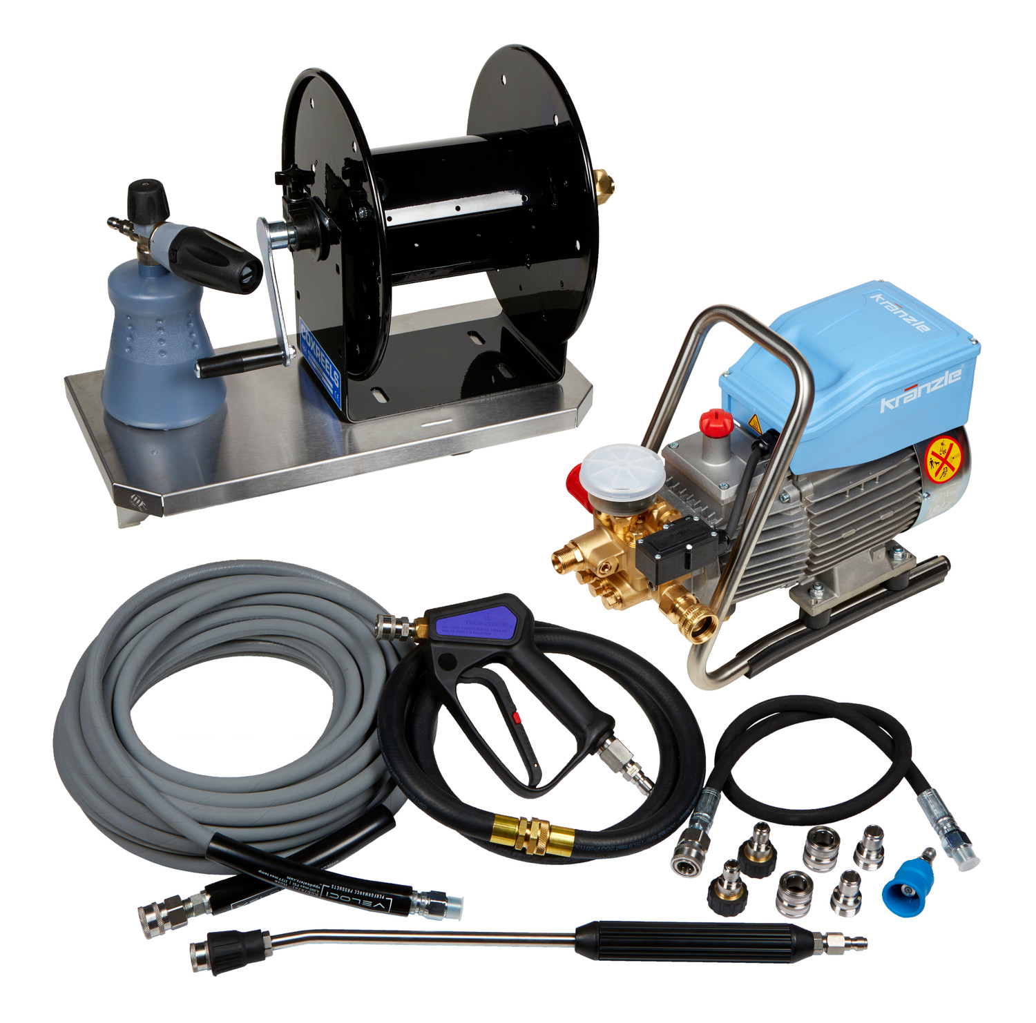 BE Professional 2000 PSI (Electric - Cold Water) Wall Mount Pressure Washer  w/ Auto Stop-Start