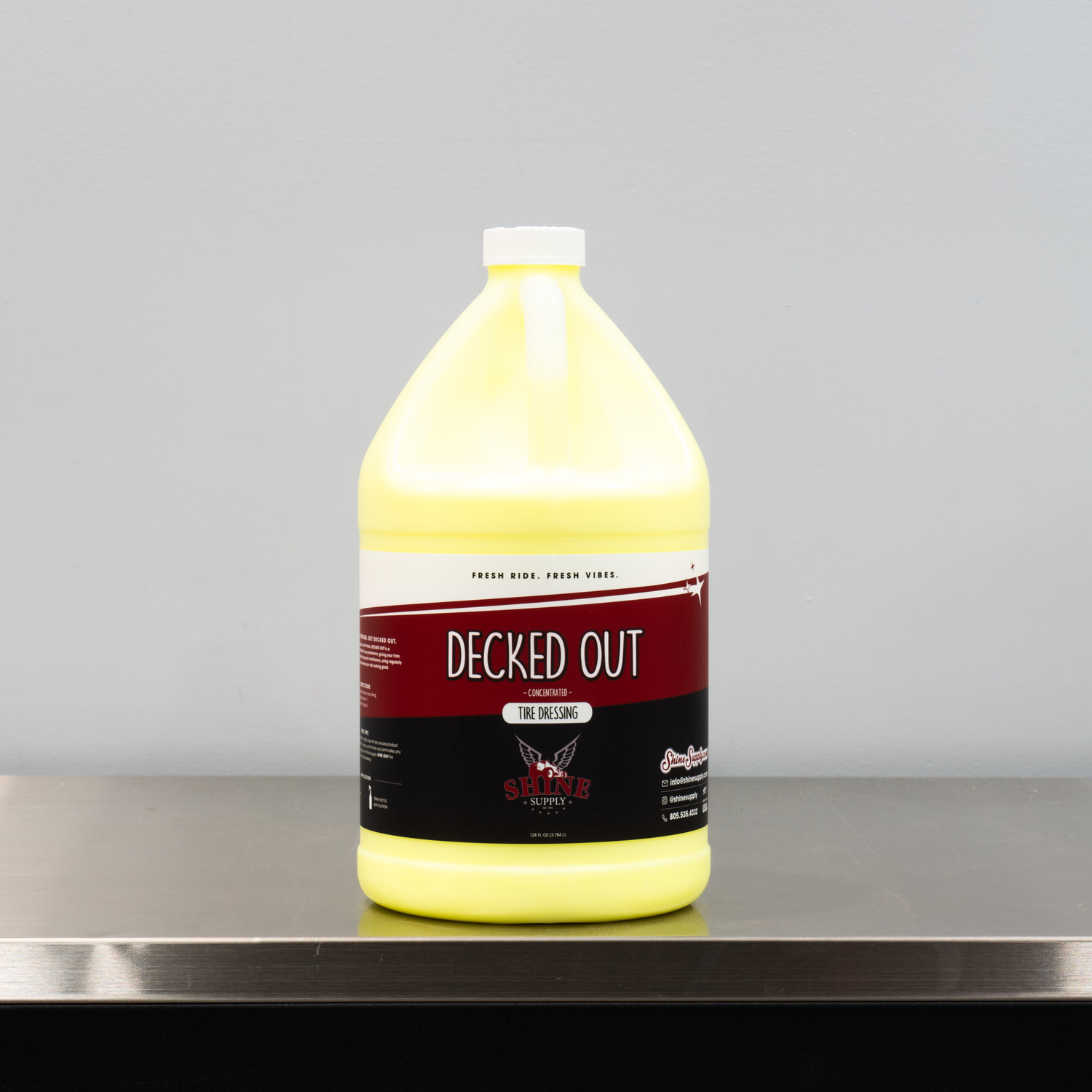 Shine Supply Decked Out 1 Gallon | Tire Shine Dressing