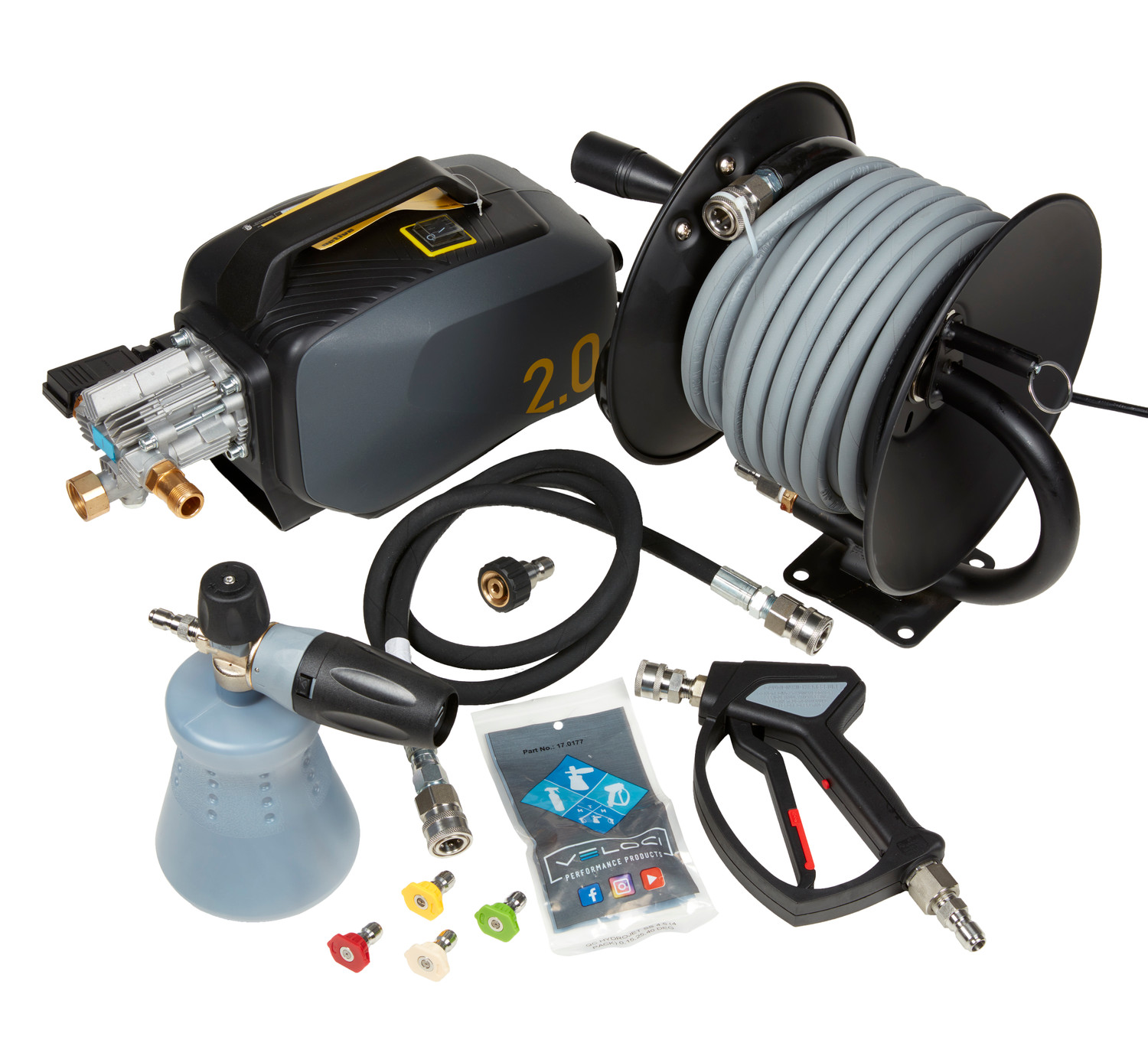 Active 2.0 Pressure Washer, Complete Wall Mount Package