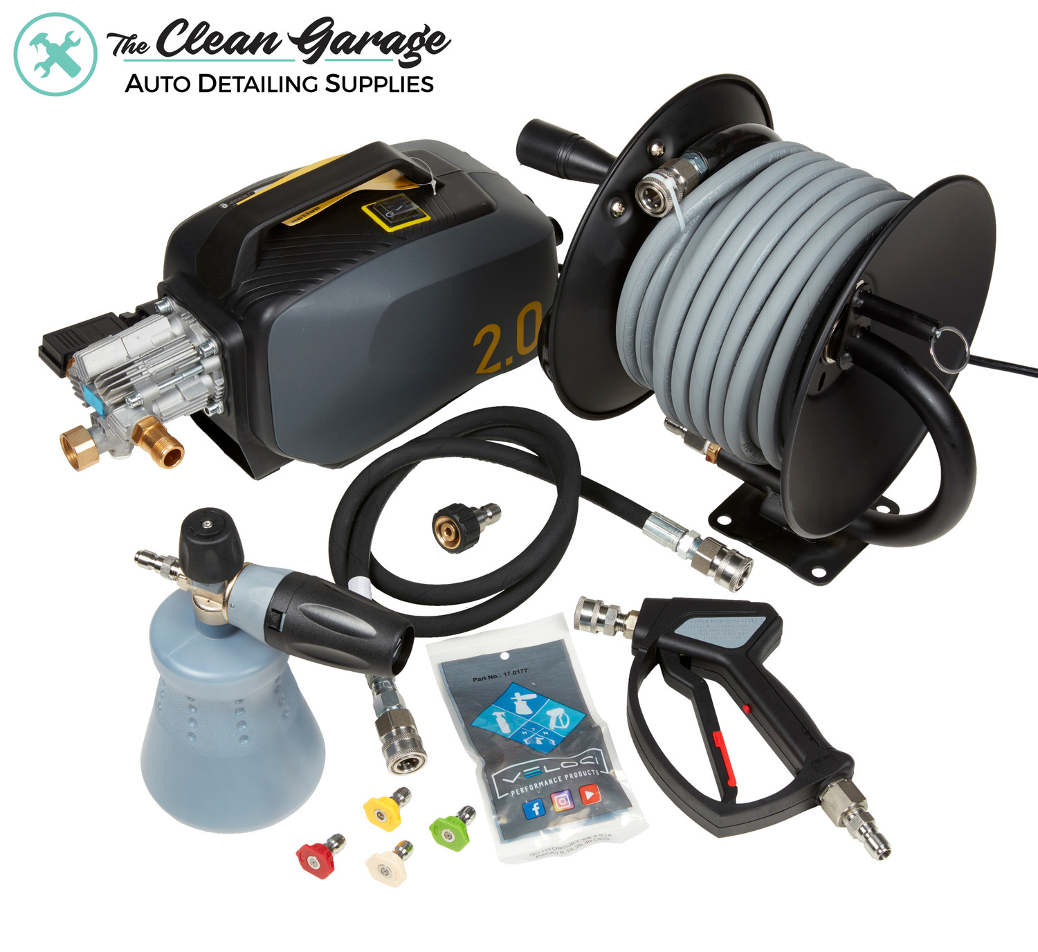 Active 2.0 Pressure Washer | Complete Wall Mount Package | Level 5