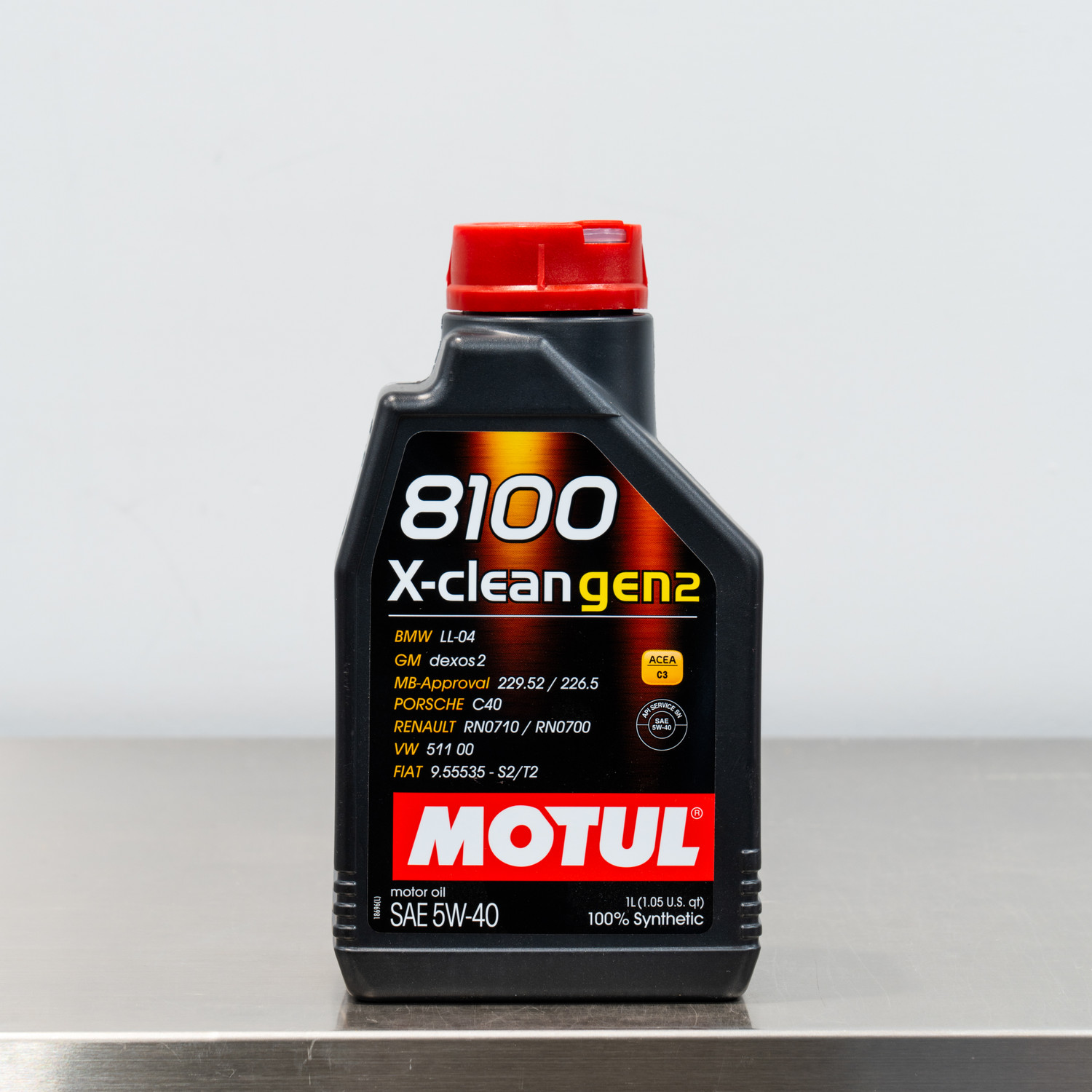 Motul 8100 X-CLEAN Gen 2 5W40 1 Liter | Synthetic Motor Oil