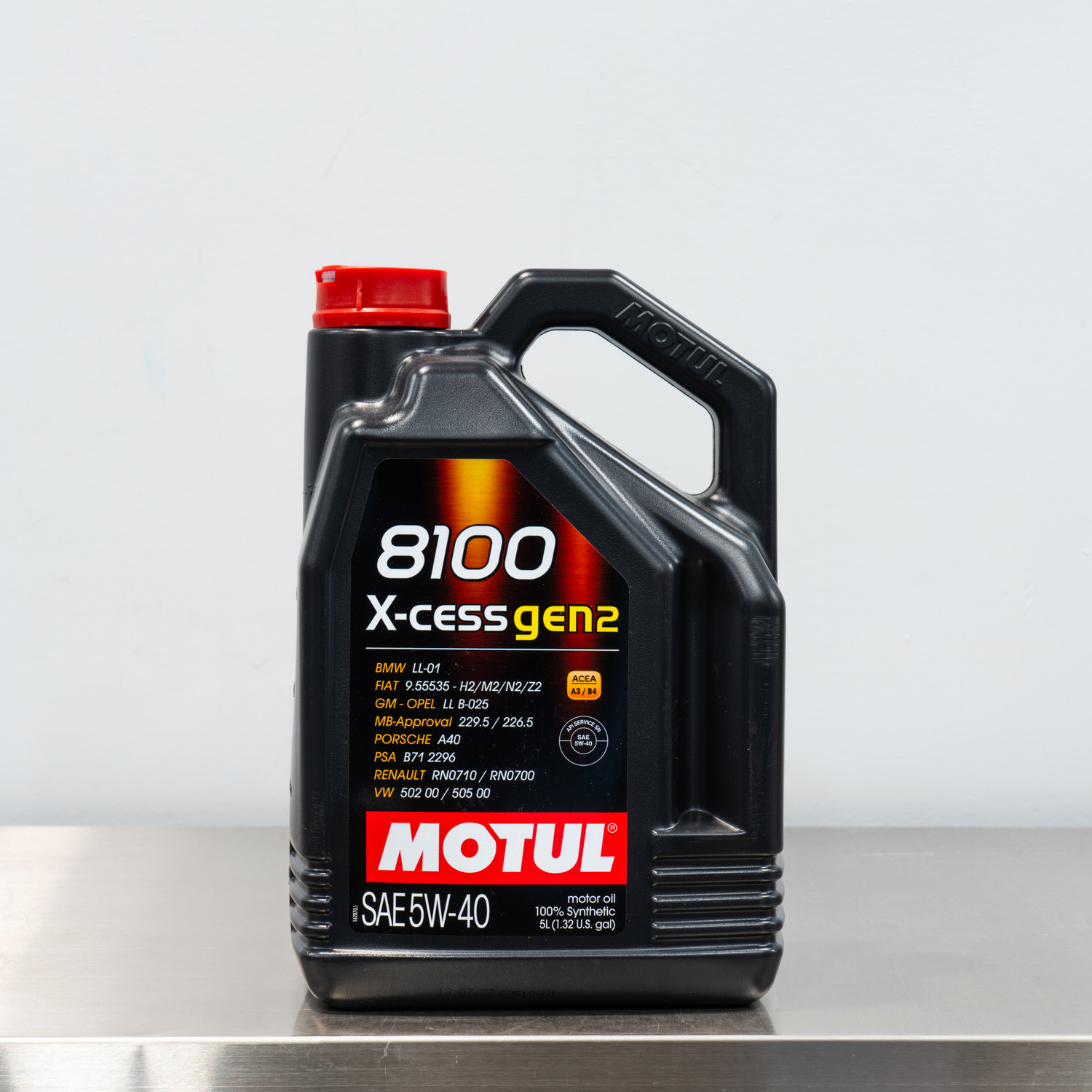 Motul 8100 X-CESS Gen 2 5W40 5 Liter | Synthetic Motor Oil