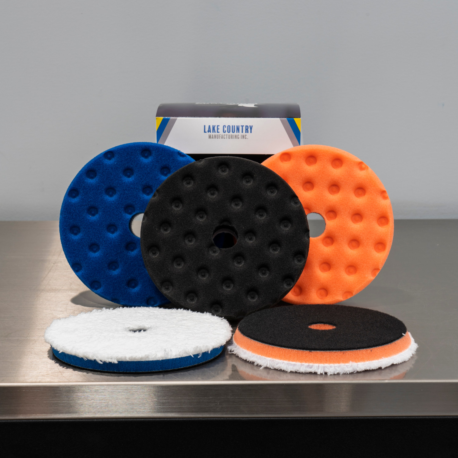 Lake Country HDO Pro Pack | 5 DA Polishing Pads for 5 Backing Plate