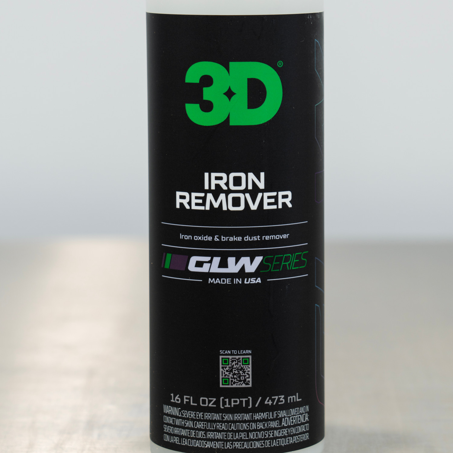 3D GLW Series Iron Remover 16oz | Iron Oxide and Brake Dust Remover ...