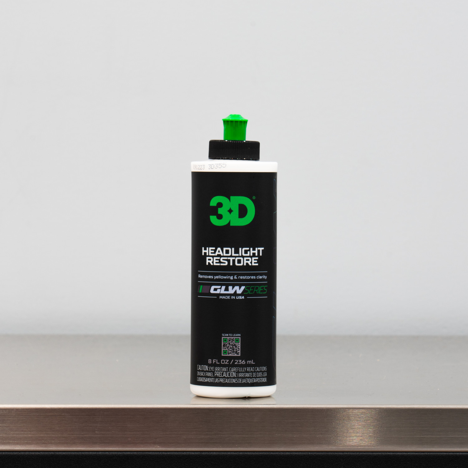 3D GLW Series Headlight Restore 8oz | Headlight Restoration Polish