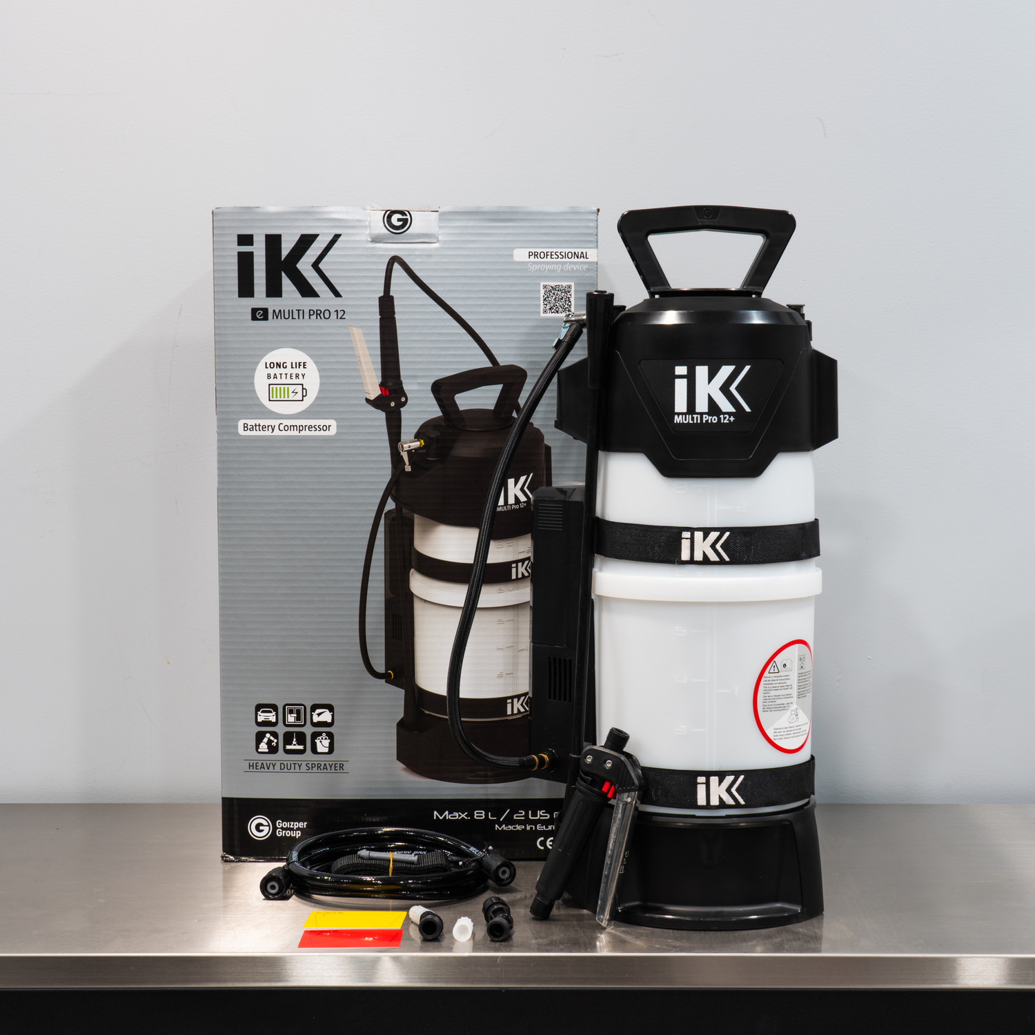 IK e Foam Pro 12, Battery Operated Foam Sprayer, Li-Ion Battery