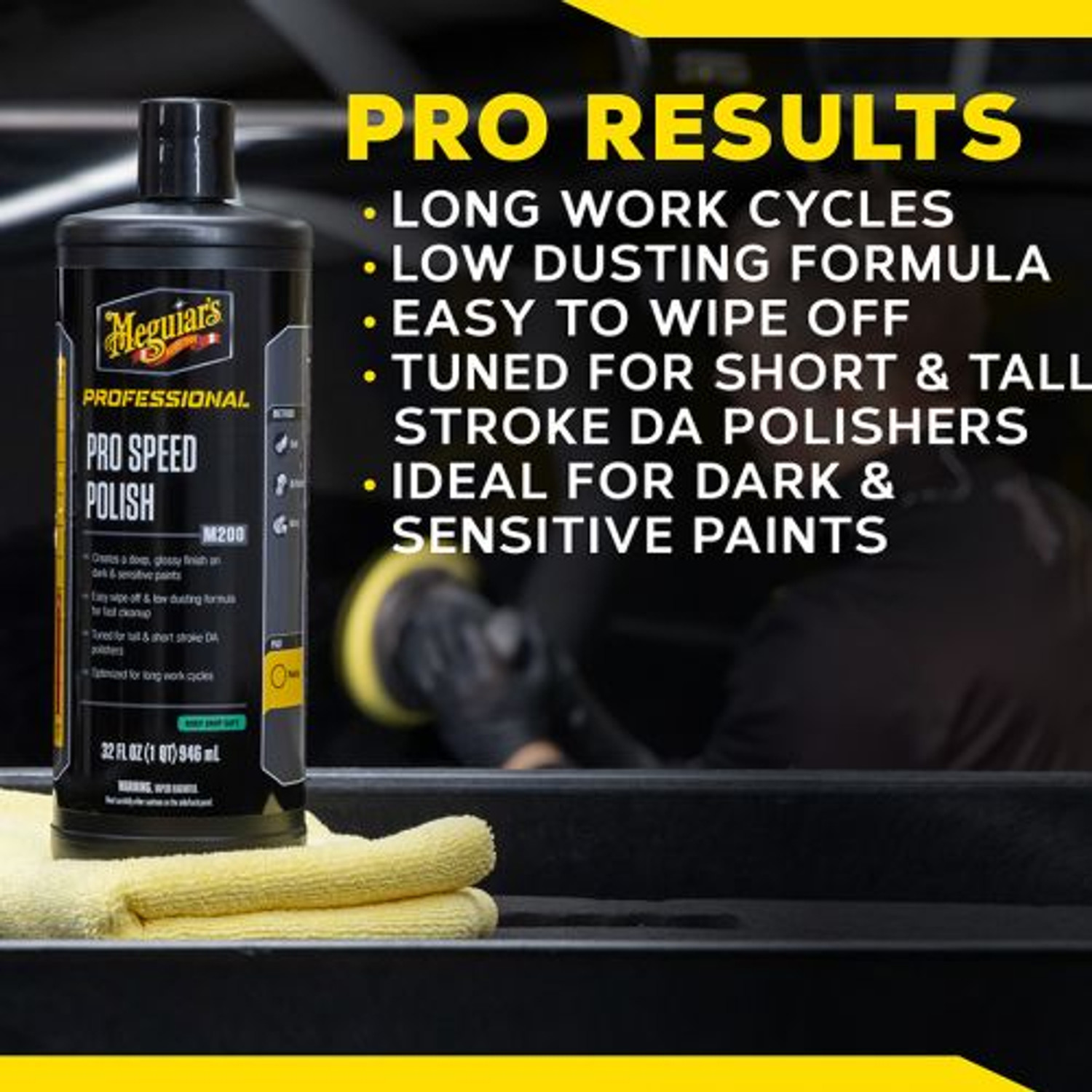 Meguiars M200 Pro Speed Polish 32oz | M20032