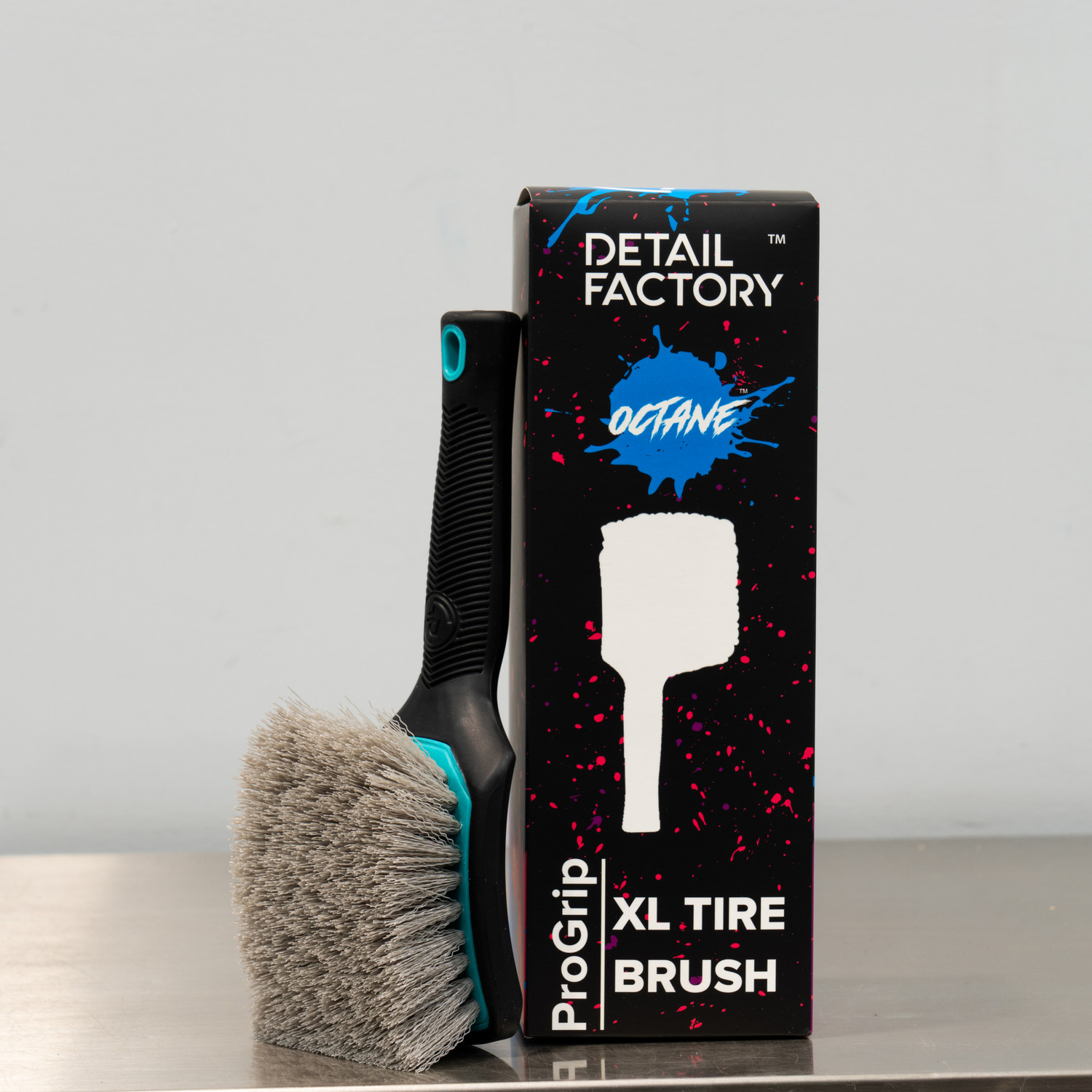 Detail Factory Tire Brush XL | Octane Riptide Mint Green | The