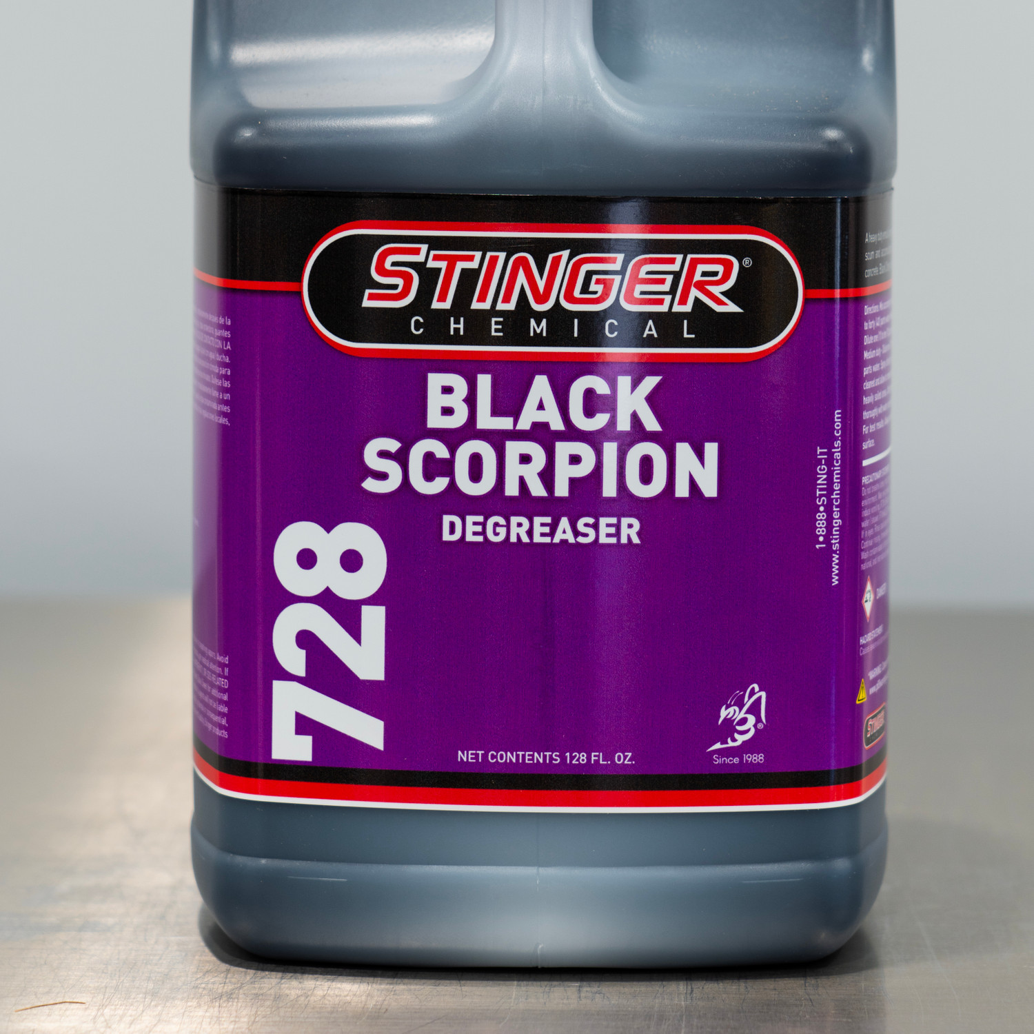 Stinger 728 Black Scorpion Degreaser 1 Gallon | Concentrated Heavy