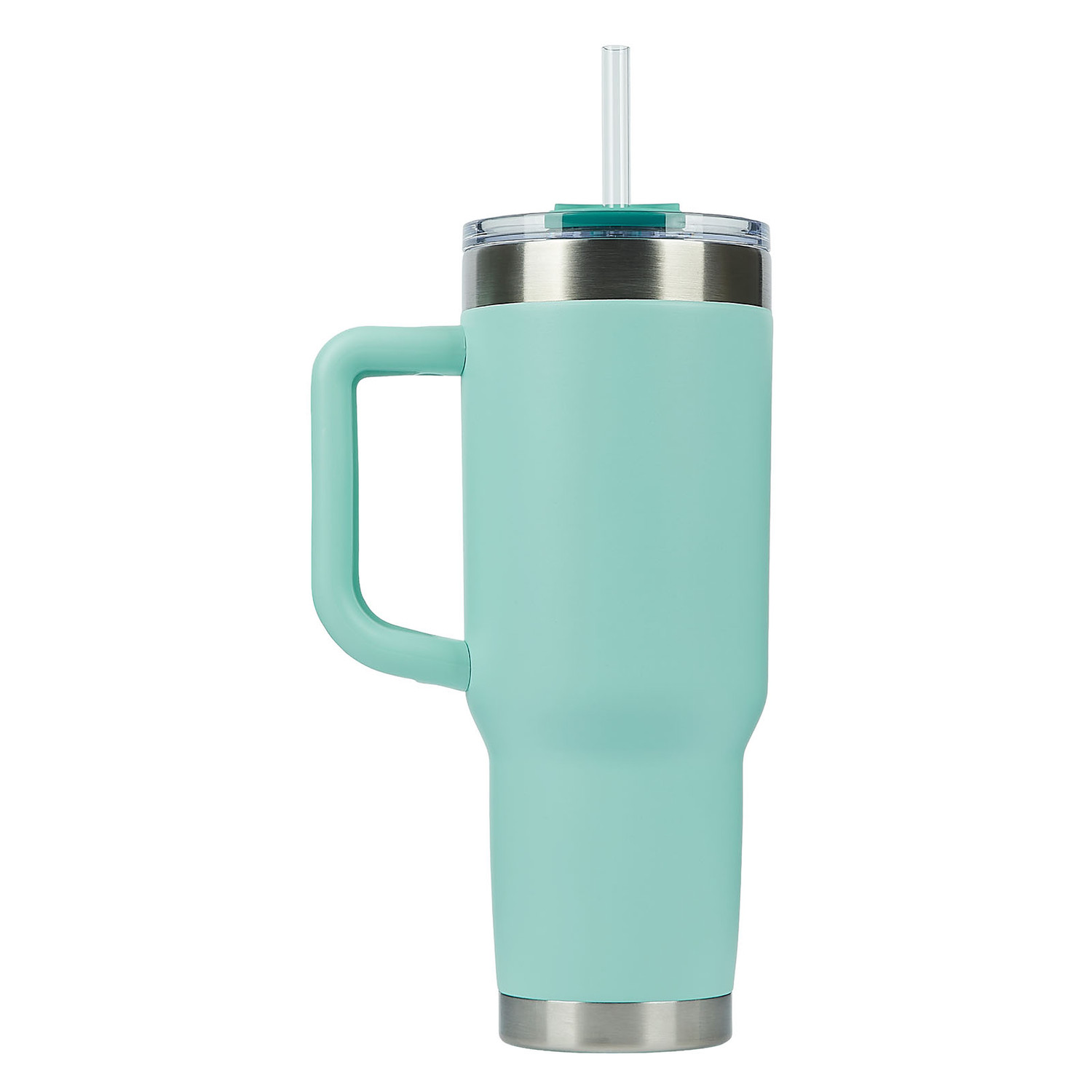 The Clean Garage Pelican Porter Tumbler with Straw | 40oz Mint Green
