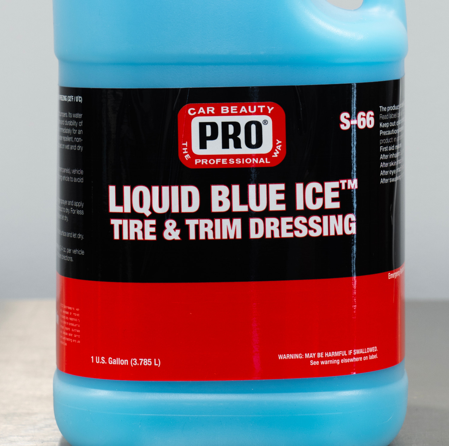 PRO Liquid Blue Ice Dressing 1 Gallon | Water Based Tire & Trim Shine | The  Clean Garage