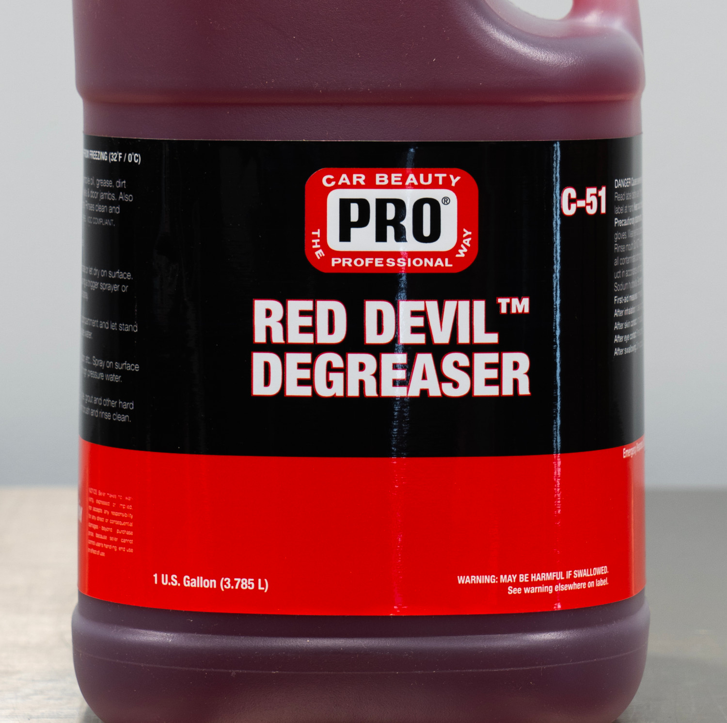 PRO Red Devil Degreaser 1 Gallon | Concentrated Water Based