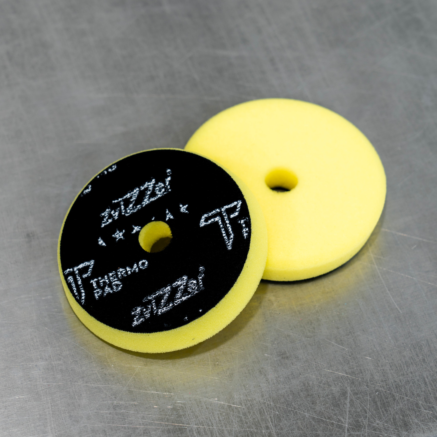 ZviZZer Thermo Trapez Pad Yellow Foam Fine | 2 Pack | For 3