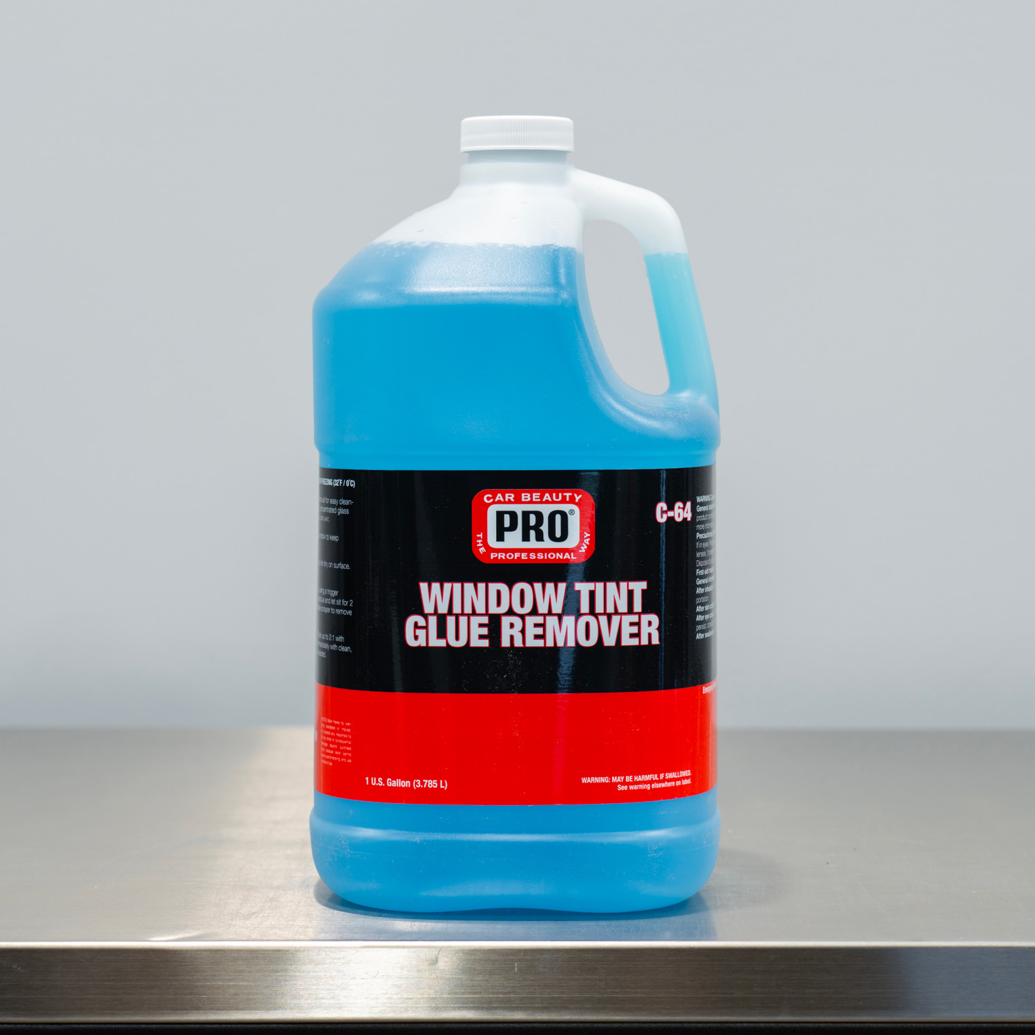 PRO Window Tint Glue Remover & Glass Cleaner 1 Gallon | Concentrated | The  Clean Garage