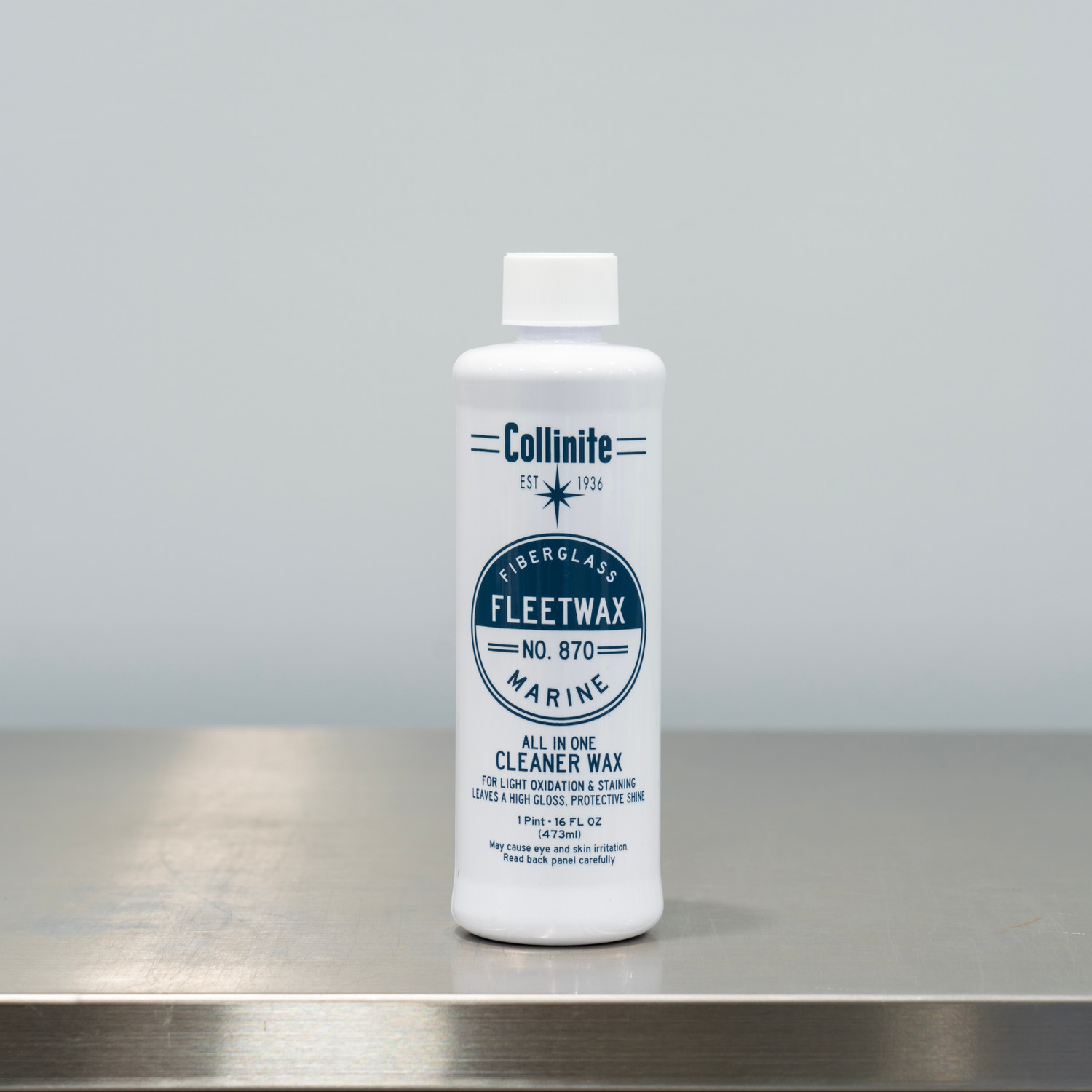 Collinite No. 870 Marine Fleetwax 16oz | All in One Cleaner Wax