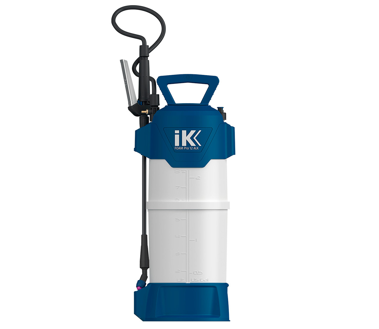 IK Foam Pro 12 ALK | Large BLUE Pump Foamer Alkaline Liquid
