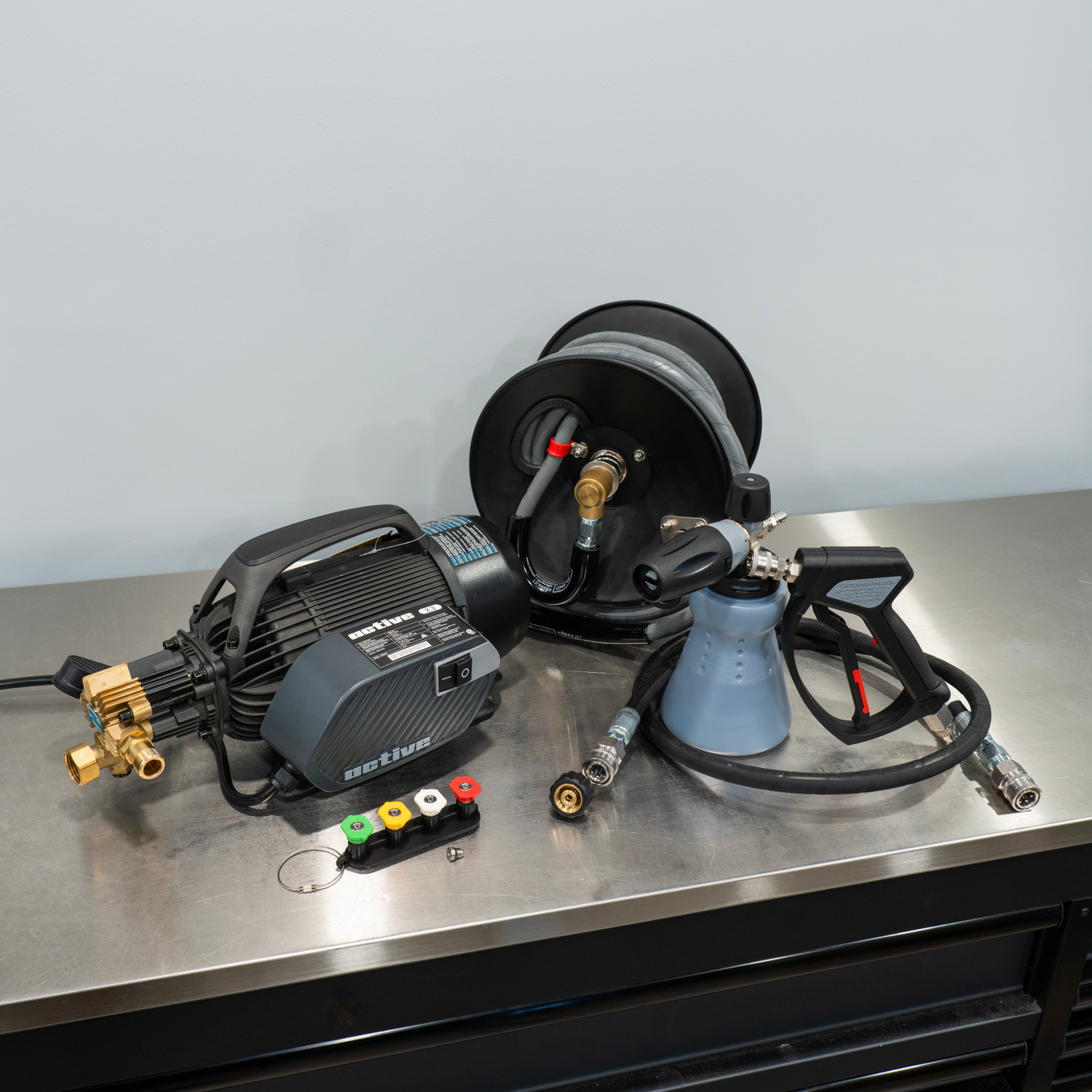 Active 2.3 Pressure Washer | Complete Wall Mount Package | Level 5