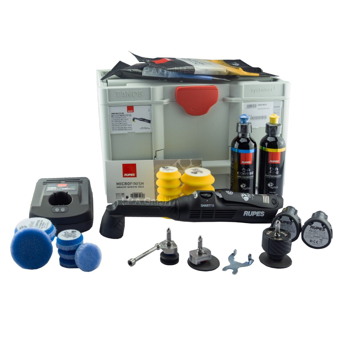 RUPES iBrid Nano 2 Cordless Polisher LUX Kit | Systainer Case and