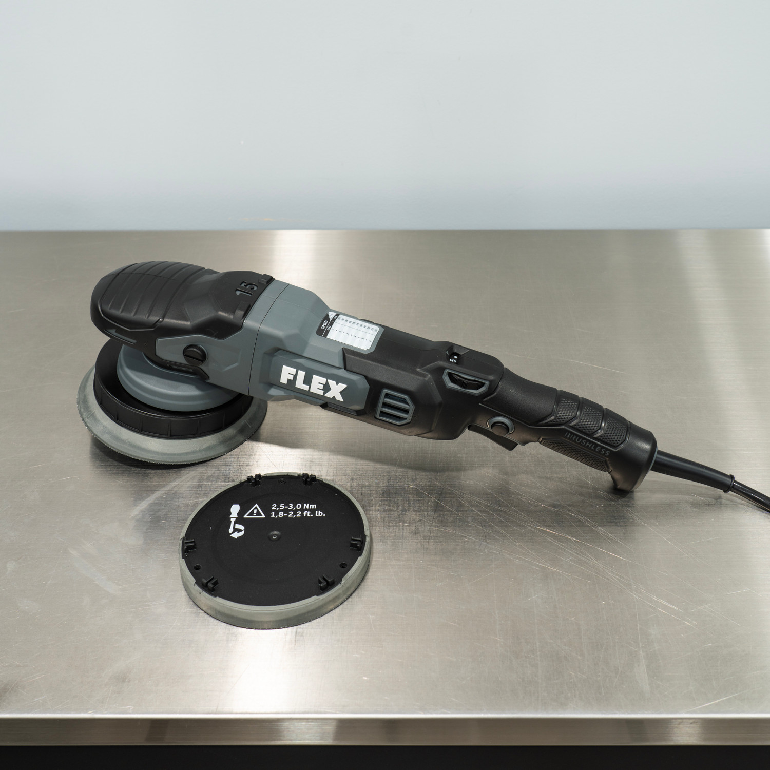 Flex 120v Brushless Random Orbital Polisher | 15mm Orbit | 5