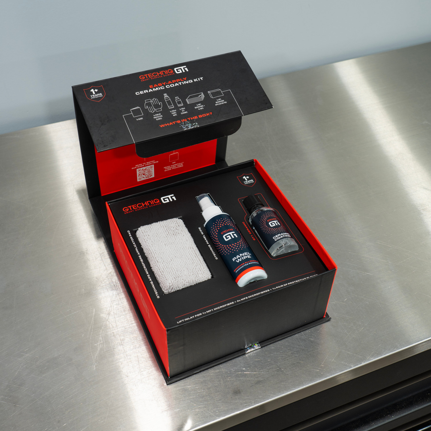 Gtechniq GT1 Ceramic Coating Kit 50ml | Easy Apply 1 Layer Coating