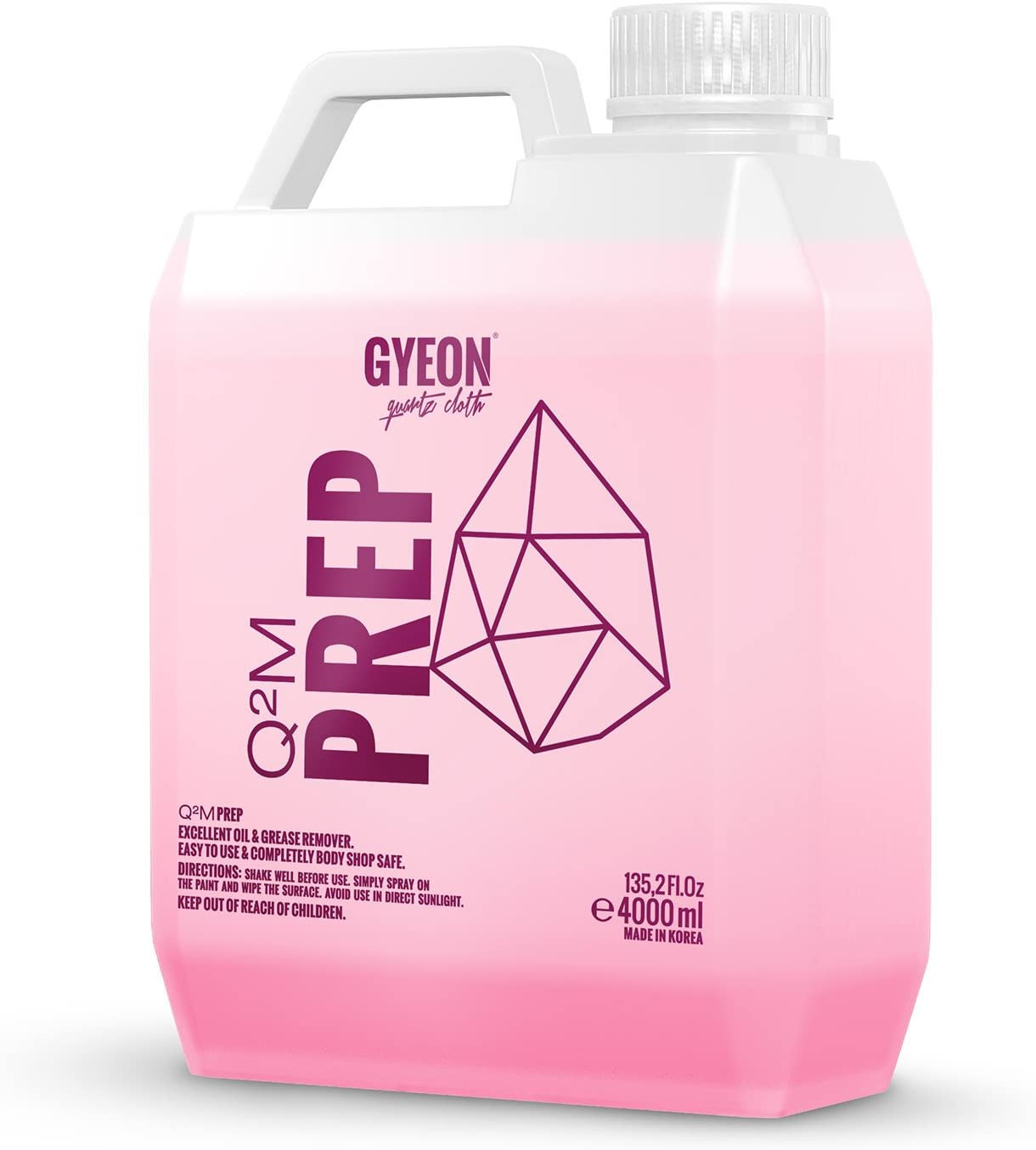 GYEON Q2M Prep 4 Liter | Paint Coating Surface Prep Spray 1 Gallon