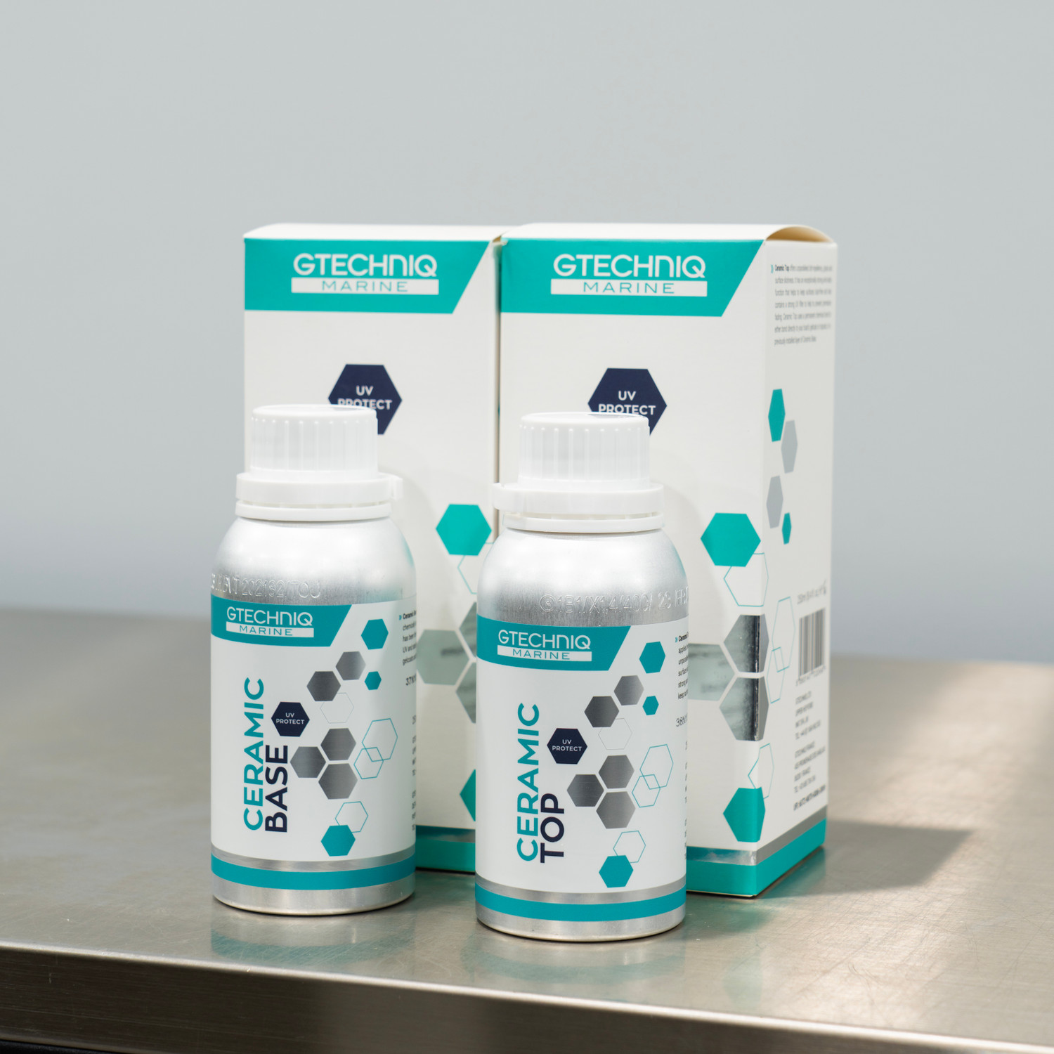 Gtechniq Marine Ceramic Coating Combo 250ml Base Top Coat