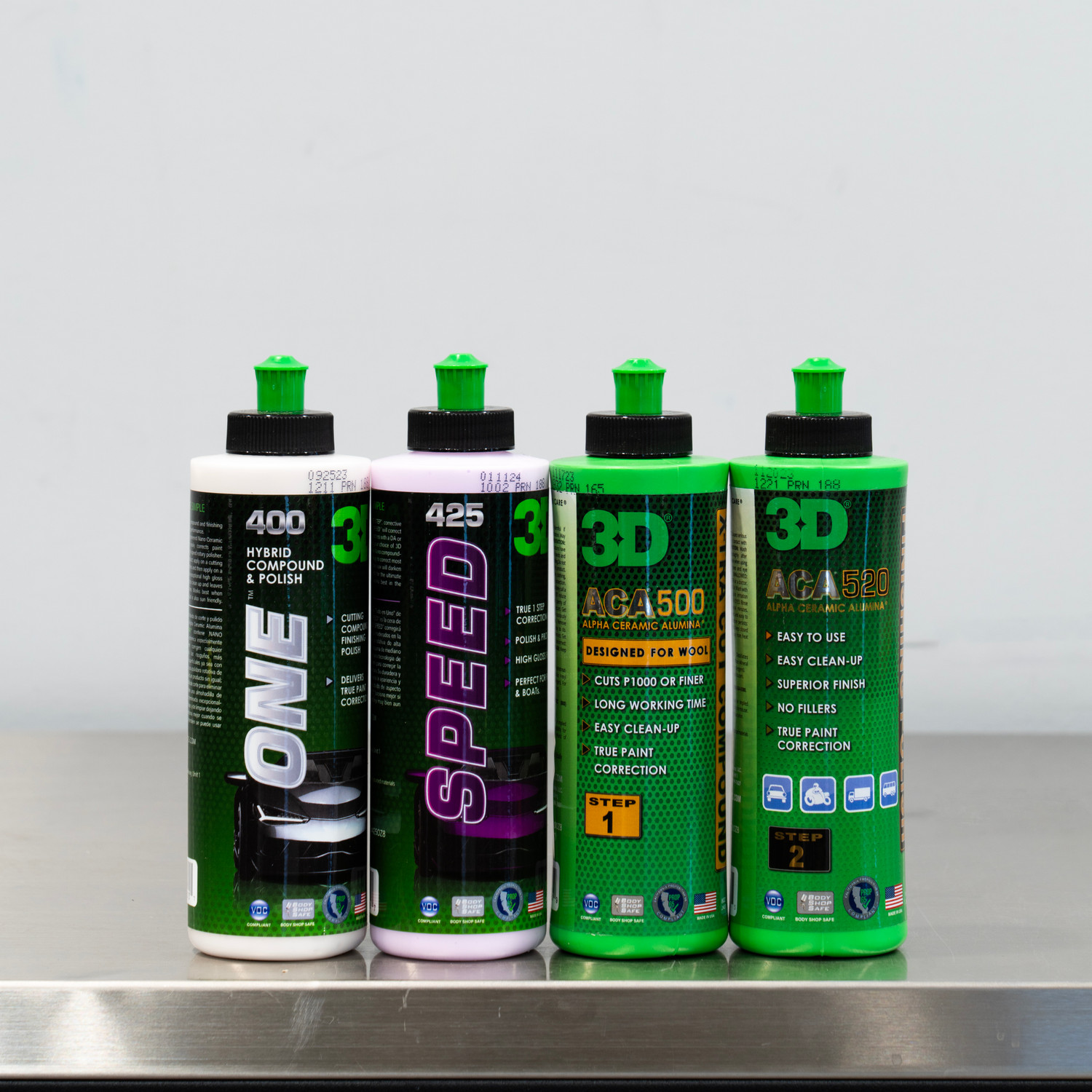 3D 8oz Compound & Polish Combo Kit | Includes 4 Products