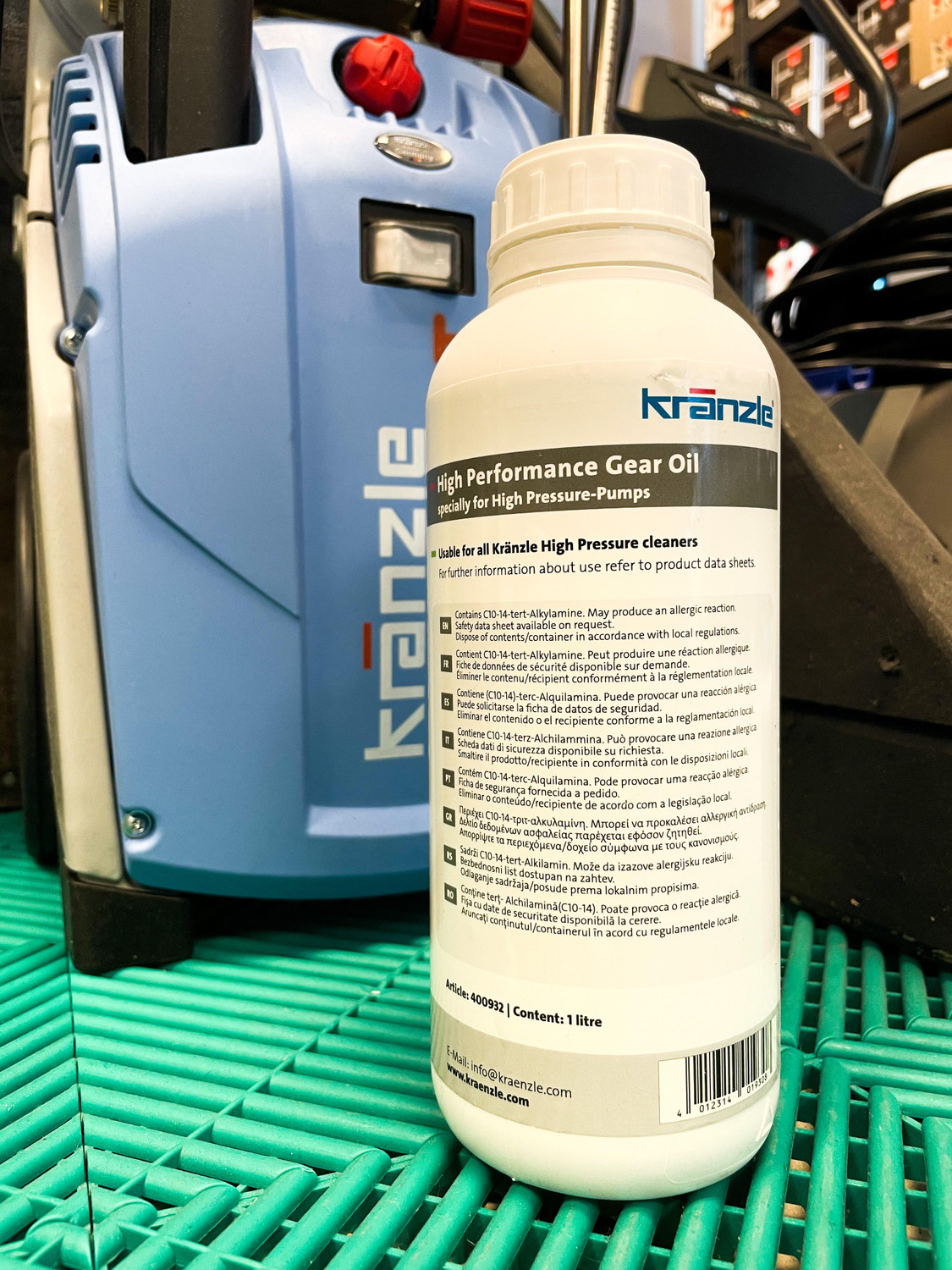 Kranzle Pump Oil | 1 Liter Performance Gear Oil | The Clean Garage