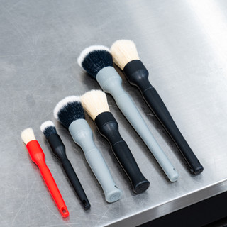 Detail Factory Detailing Brush Set | 6 Brushes Synthetic and Boars 
