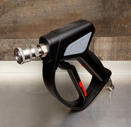 The Clean Garage MTM SGS28 Swivel Gun With Quick Connects | Stainless