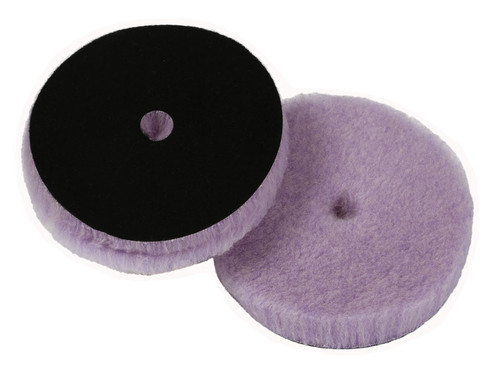 The Clean Garage Lake Country Purple Foamed Wool Cutting Pad 6.25" | For 6" Backing Plate