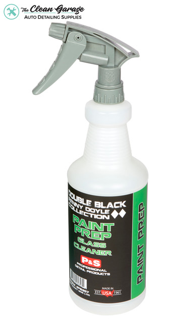 The Clean Garage P&S Paint Prep and Glass Cleaner Empty Spray Bottle | Chemical Resistant Trigger