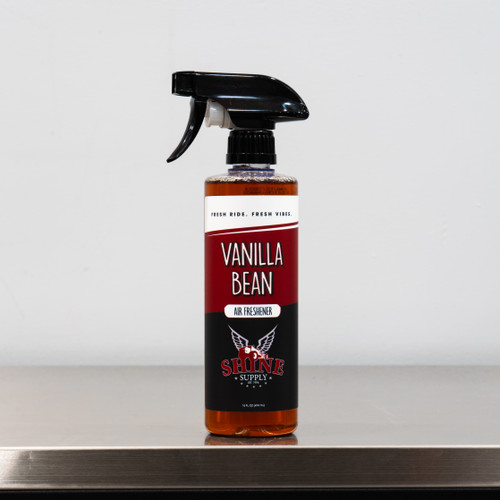 Shine Supply Vanilla Bean Air Freshener 16oz | Spray The Clean Garage