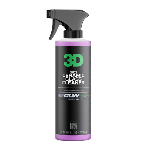 3D GLW Series SI02 Ceramic Glass Cleaner 16oz | Rain Repellent | The Clean Garage
