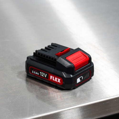 FLEX 12V 2.5Ah Lithium Ion Battery | For PXE 80 Cordless Polishers The Clean Garage