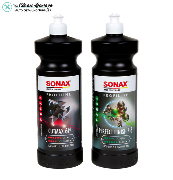The Clean Garage Sonax Perfect Finish and Cutmax Combo | 1 Liter Polish and Compound