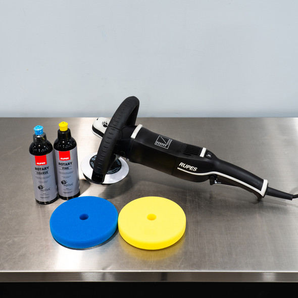 The Clean Garage | RUPES Rotary Polisher Kit | Bigfoot LH19E Combo 2