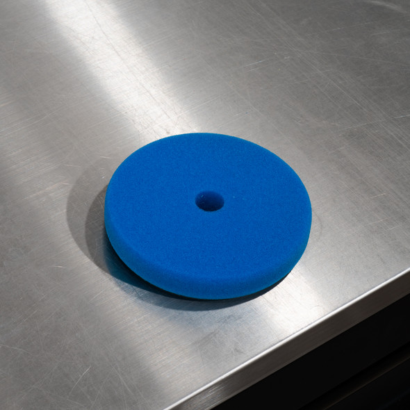 Rupes Blue Foam Rotary Pad Coarse Cutting 5.25" | For 5" Backing Plate | The Clean Garage