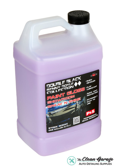 The Clean Garage P&S Paint Gloss 1 Gallon | Double Black Detail Spray