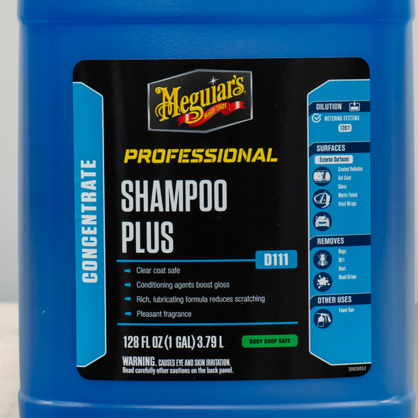 Meguiars D111 Shampoo Plus 1 Gallon | PH Neutral Car Wash D11101