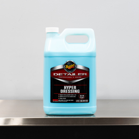 The Clean Garage | Meguiars D170 Hyper Dressing 1 Gallon | Concentrated Tire Trim Interior Shine
