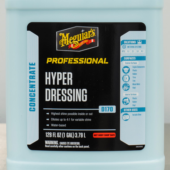 Meguiars D170 Hyper Dressing 1 Gallon | Concentrated Tire Trim Interior Shine
