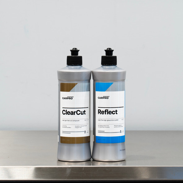 The Clean Garage | CarPro ClearCut Compound and Reflect Polish Combo | 500ml Kit