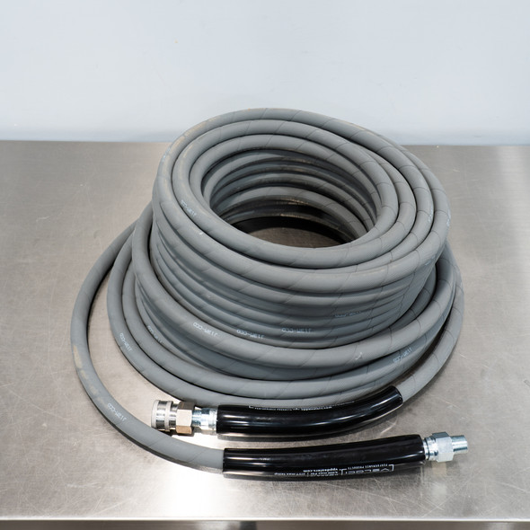 100' Kobrajet Pressure Washer Hose Gray | 100 Foot | Add Quick Connects The Clean Garage